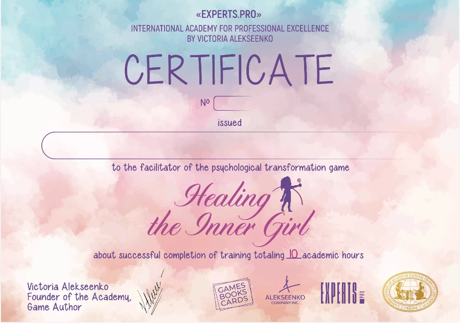 Healing the Inner Girl — facilitator certificate