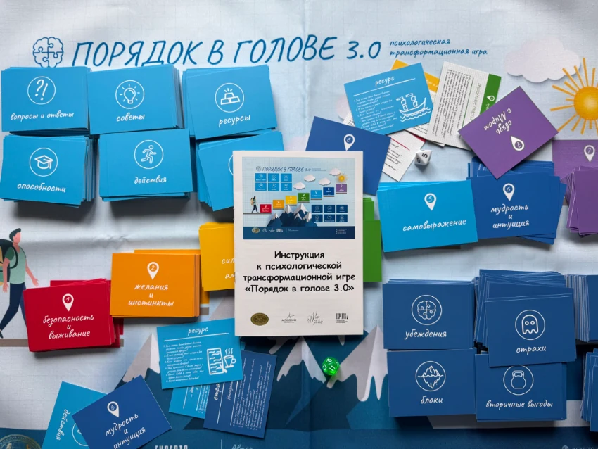 Все карточки игры разложены на игровом поле
