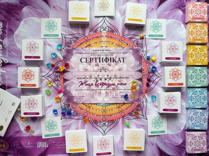 Процес гри з розкладеними картками