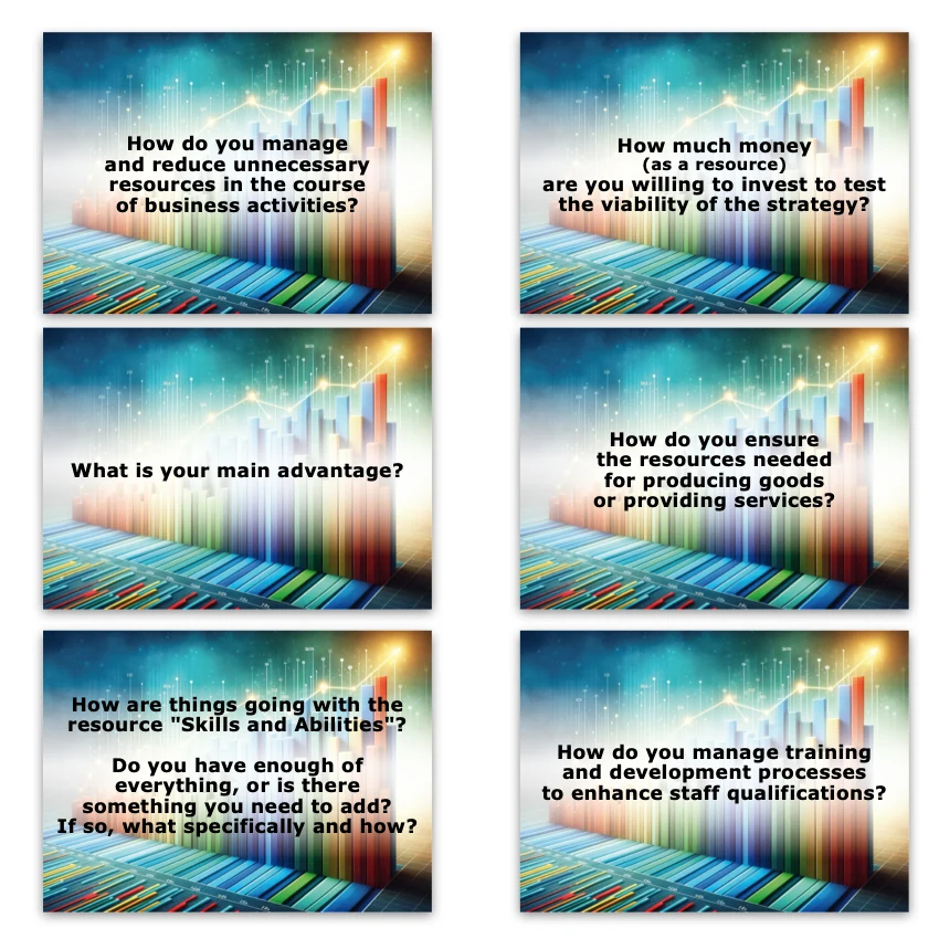 Metaphorical associative cards “Resource Analysis” — sample cards, 2