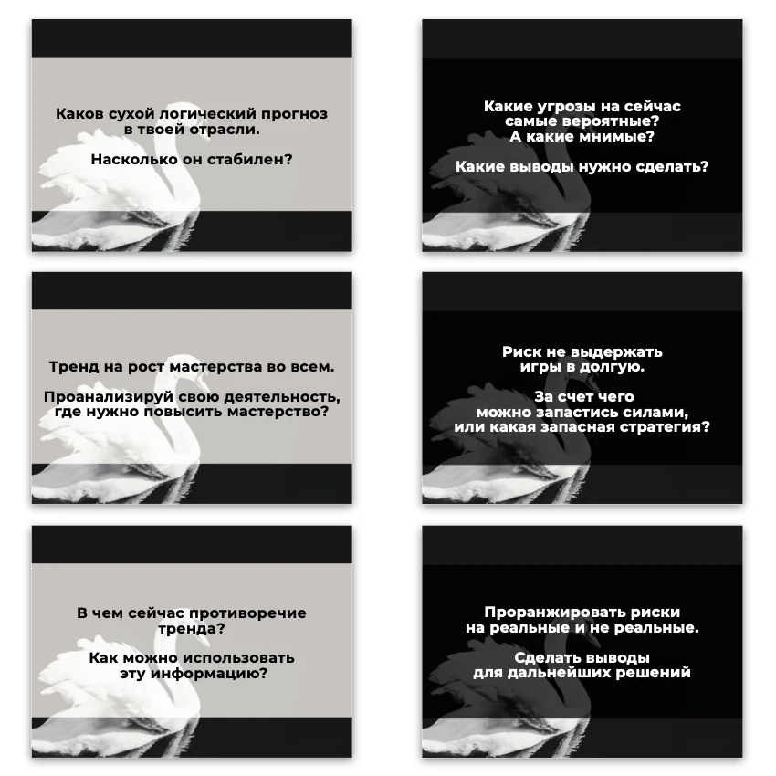 Метафорические ассоциативные карты «Бизнес-прогнозы, тренды и риски» — примеры карт, 2