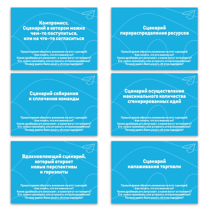 Метафорические ассоциативные карты «Сценарии развития бизнеса» — примеры карт, 2