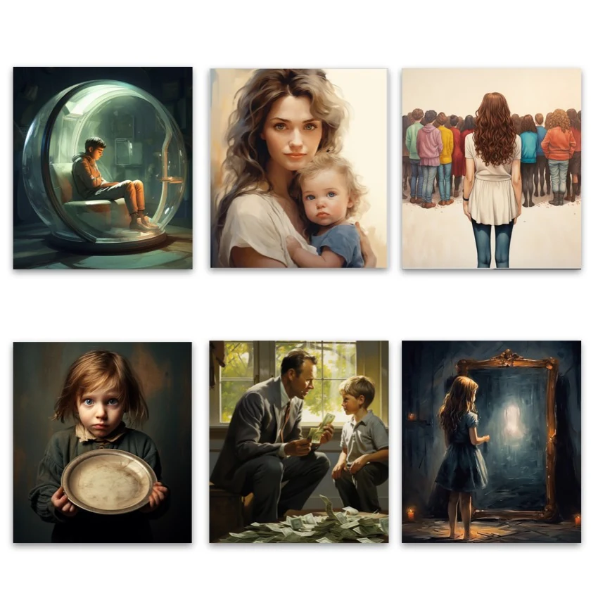 Metaphorical associative cards “Anchors of the Past” — sample cards, 3