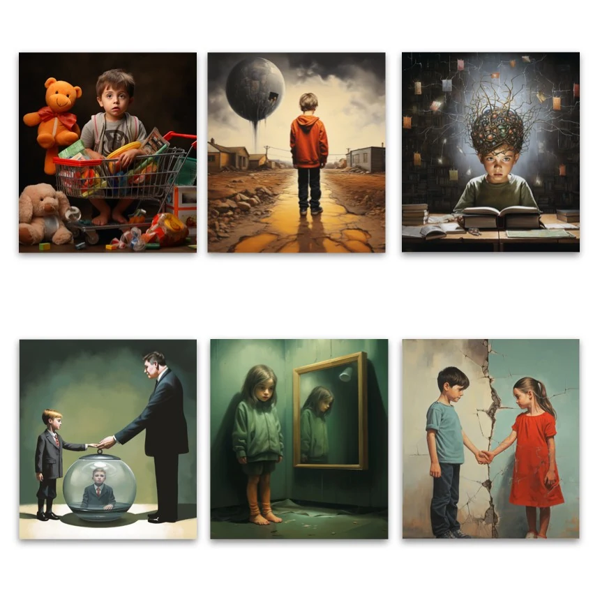 Metaphorical associative cards “Childhood Deficits” — sample cards, 3