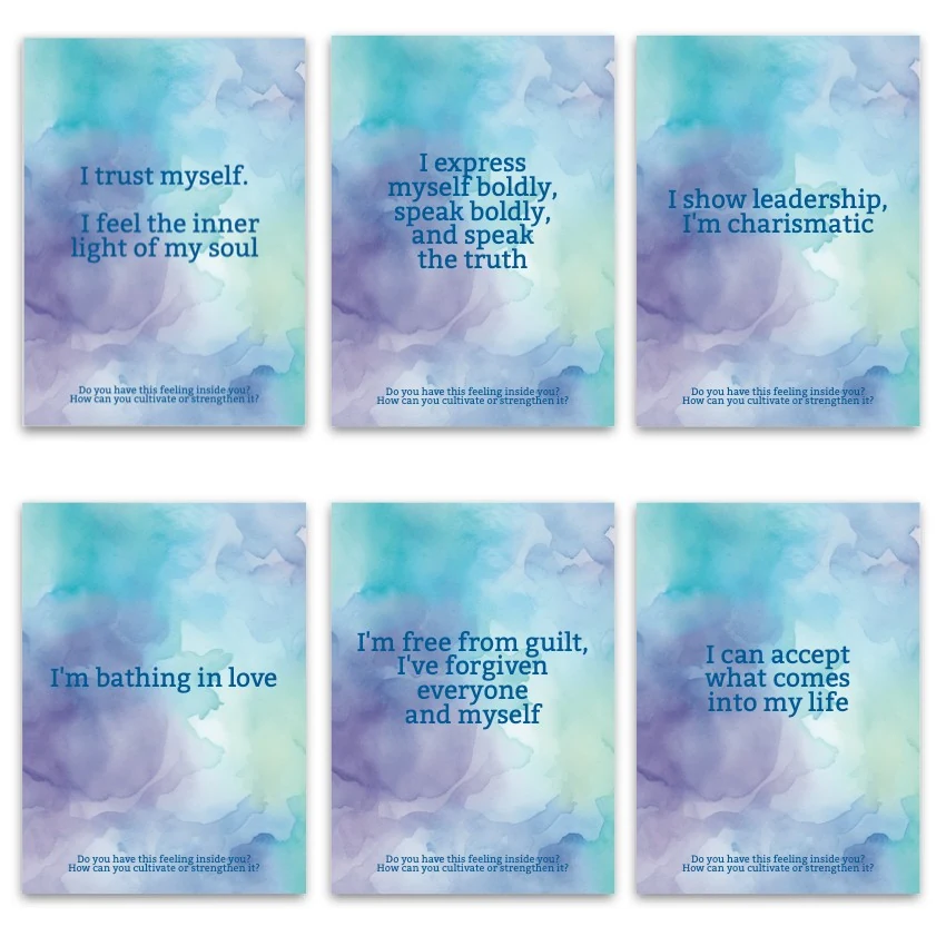 Metaphorical associative cards “Inner Girl Beliefs Part 2 — 