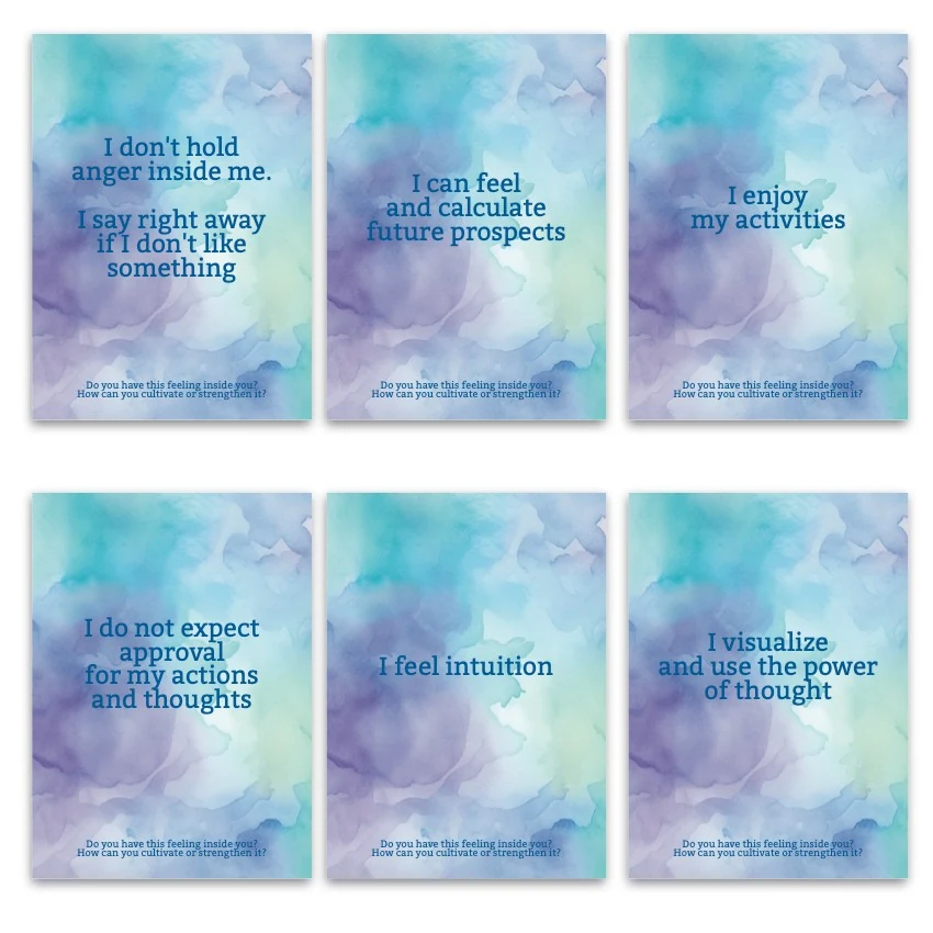 Metaphorical associative cards “Inner Girl Beliefs Part 2 — 