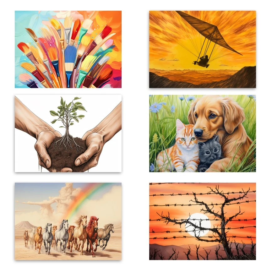 Metaphorical associative cards “World of the Inner Child” — sample cards, 3