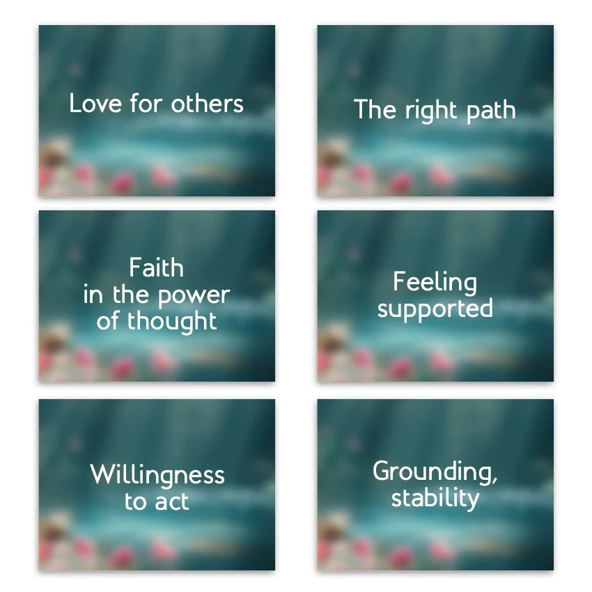 Metaphorical associative cards “My Inner States” — sample cards, 1