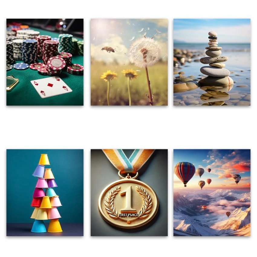 Metaphorical associative cards “Resource and Motivation” — sample cards, 1