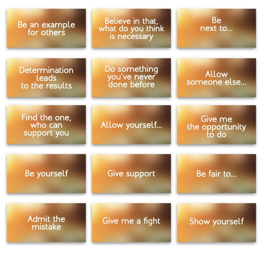 Metaphorical associative cards “Resource and Motivation” — sample cards, 3
