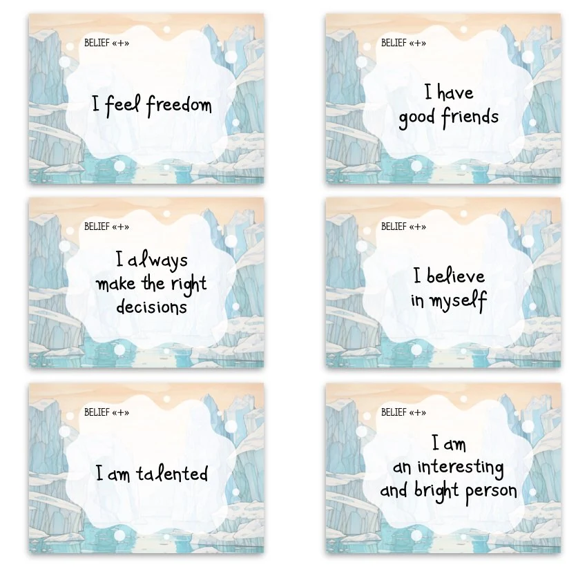 Metaphorical associative cards “Children's Beliefs” — sample cards, 2