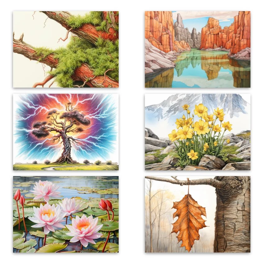 Metaphorical associative cards “Children's Emotions and Mood” — sample cards, 3