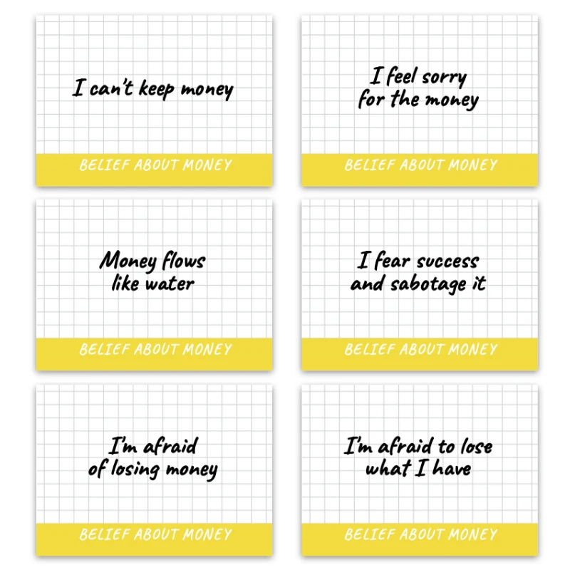 Metaphorical associative cards “Limiting Beliefs” — sample cards, 3
