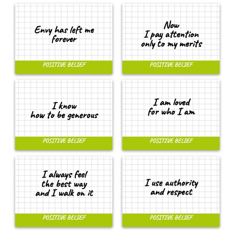 Metaphorical associative cards “Positive Beliefs” — sample cards, 2