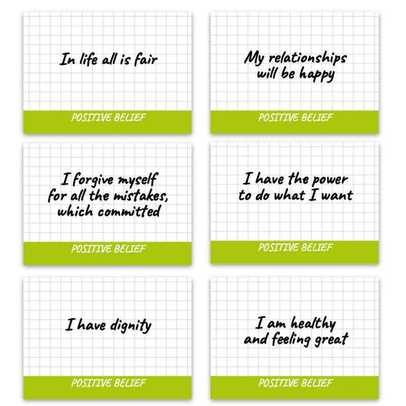 Metaphorical associative cards “Positive Beliefs” — sample cards, 4