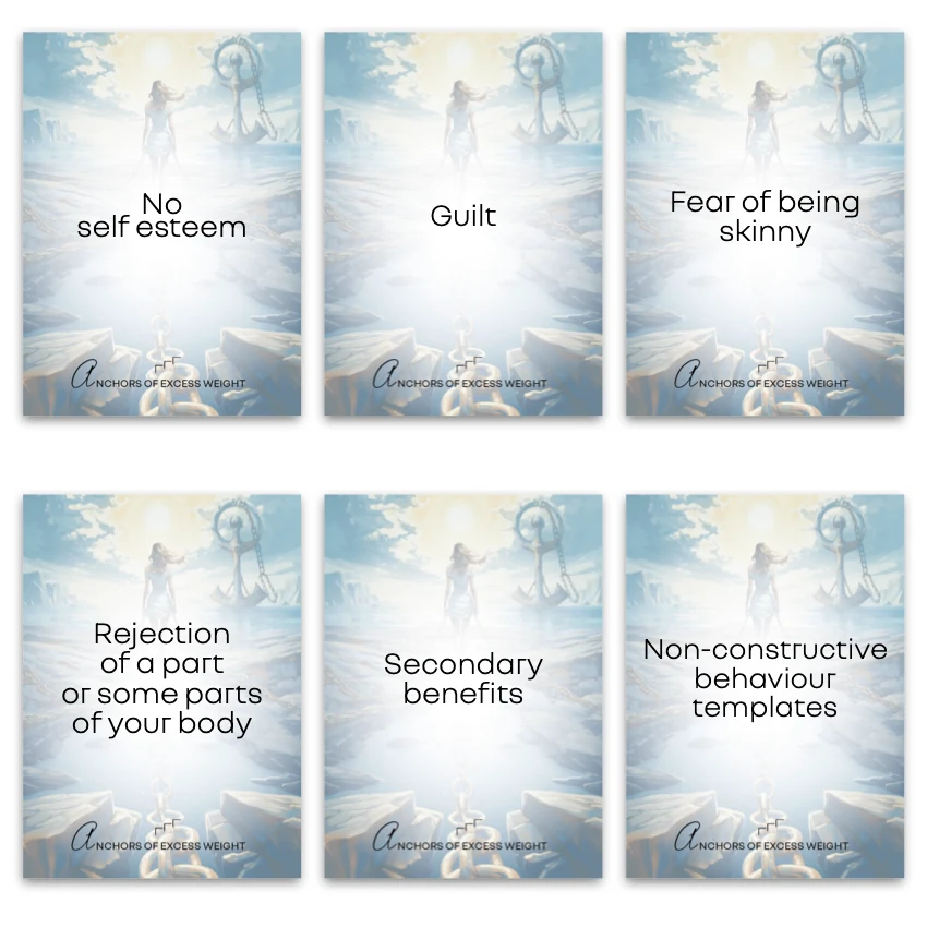 Anchors of Excess Weight — sample cards