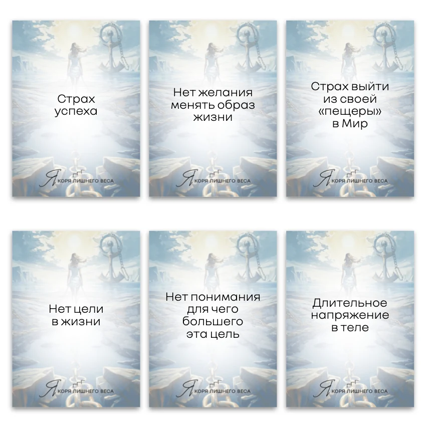 Якоря лишнего веса — примеры карт